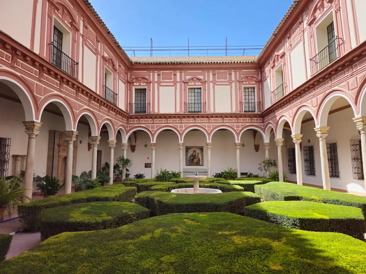 Courtyard garden inside Museo de Bellas Artes de Sevilla
